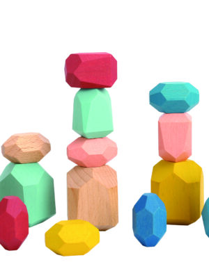 Wooden Stacking Stones