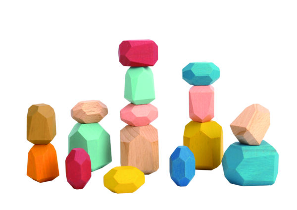 Wooden Stacking Stones