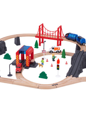 Fire Rescue Train Set