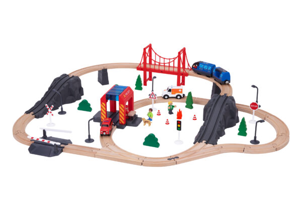 Fire Rescue Train Set
